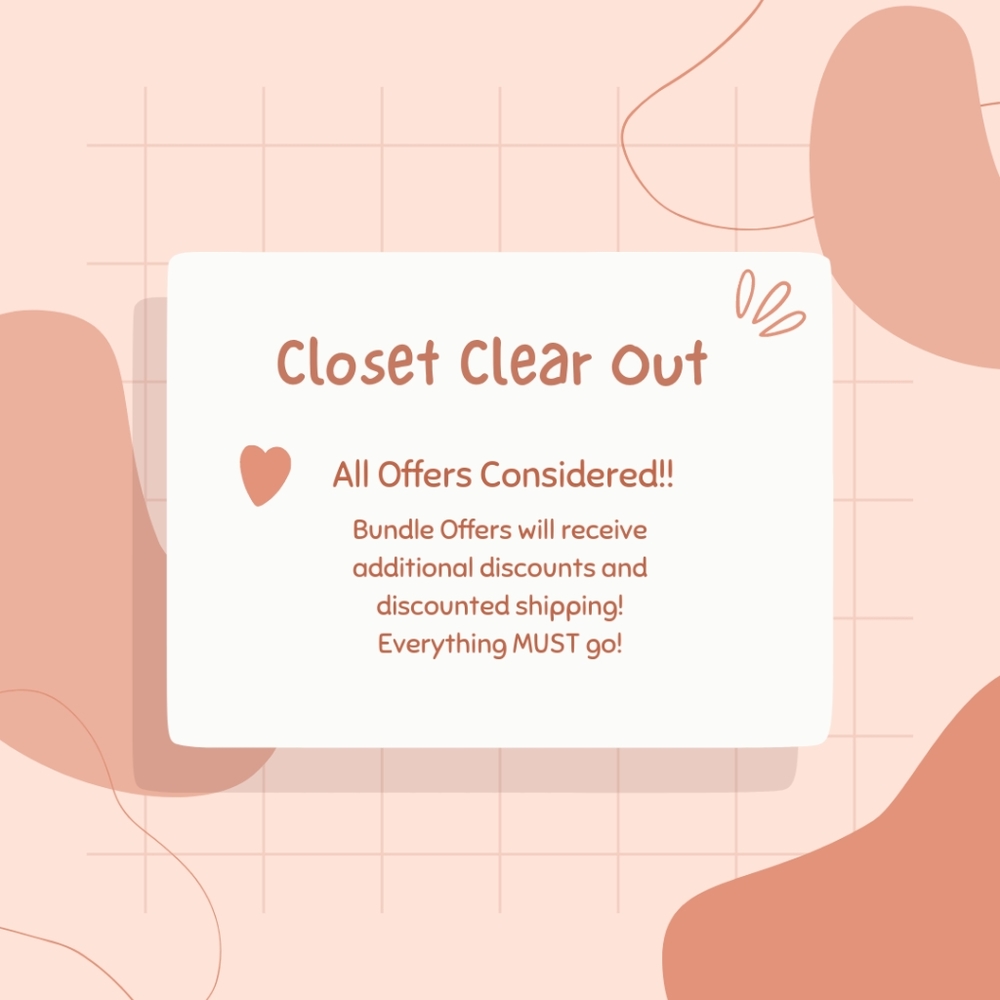 Closet Clear Out!! Everything MUST Go